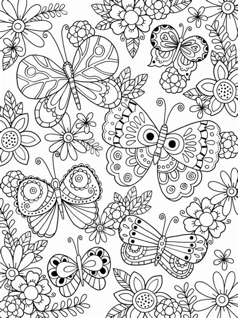 butterfly coloring book  adults  butterfly coloring pages