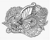 Mandala Doodle Zentangle Kindpng sketch template