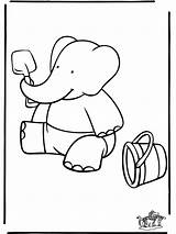 Babar Colorir Olifant Dinverno Elephant Ausmalbilder Kleurplaten Embroidery Zee Advertentie Anzeige Pubblicità sketch template