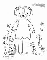Coloring Pages Cuddle Kind Charlotte Dog Kids Disney Crafts Cute sketch template