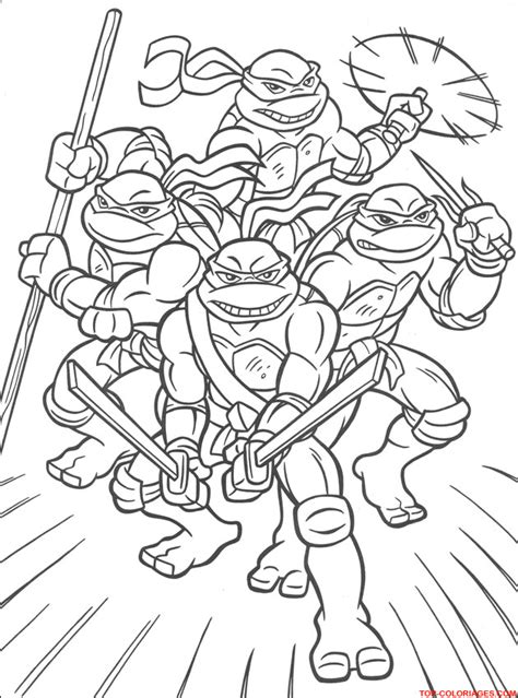 ninja turtles superheroes  printable coloring pages