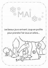 Loup Maternelle sketch template