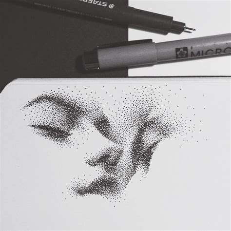 black  white   ink drawings  illustrations
