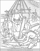 Ark Coloring Thecatholickid Testament sketch template