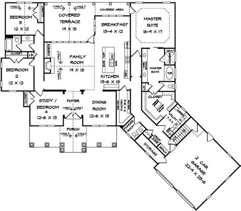 plan   story craftsman house plan     bedroom family home plan