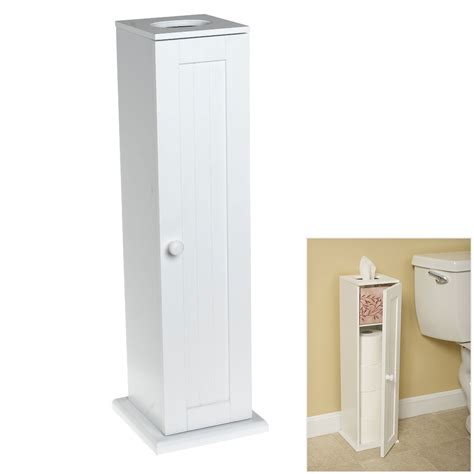 home kitchen basic center  standing toilet paper storage cabinet tower bathroom organizer