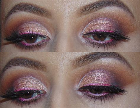 bronzy pink eye    makeupaddiction