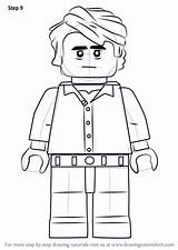 Bruce Banner Lego Draw Drawing Step Tutorials Drawingtutorials101 sketch template