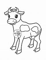 Cow Coloring Pages Kids Printable Animals Colouring Drawing Cows Little Clipart Farm Animal Printables Clip Getdrawings Sheets Library Popular Choose sketch template
