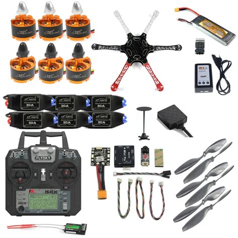 pro diy   drone full kit  ch rc hexacopter quadcopter radiolink mini pix mn gps