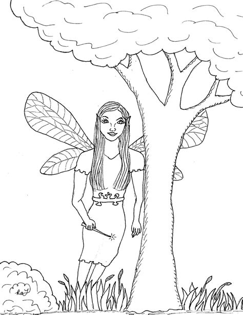 robins great coloring pages tree fairies  type  forest fairy