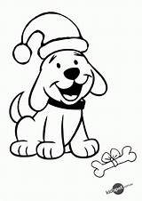 Coloring Christmas Pages Dog Colouring Puppy Kids Print Printable Sheets Happy Cute Kidspot Santa Pup Nz Popular Draw A3 Coloringhome sketch template