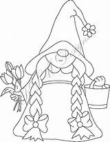 Gnomes Gnome Supplies Digi Evhanimim Crayons Klm sketch template