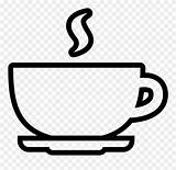 Cup Coffee Svg Outline Pinclipart Icon sketch template