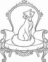 Aristochats Coloriages Aristocats sketch template