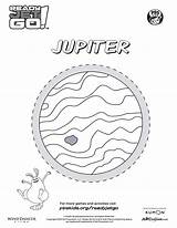 Jupiter Coloring Planet sketch template
