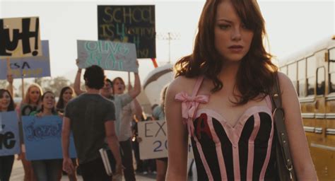 naked emma stone in easy a