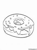 Donut Coloring Pages Kids Drawing Food Printable Donuts Color Line Sheets Template Bestcoloringpagesforkids Getdrawings Print Getcolorings Popular Box sketch template