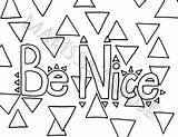 Nice Coloring Pages Etsy Inch sketch template