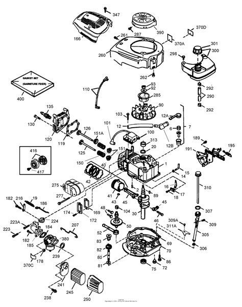 lawn boy  insight lawn mower  sn   parts diagram  engine