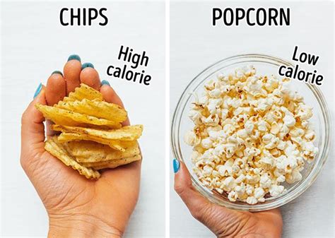 chips vs popcorn