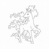 Coloring Rapidash Pages Pokemon Ponyta Lineart Horse Getcolorings Deviantart Printable sketch template
