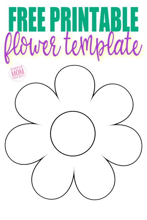 flower template printable  crafts  sea   printable