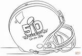 Coloring Bowl Super Pages Football Helmet Logo Panthers Falcons Printable Drawing Atlanta Carolina Broncos Denver Seahawks Trophy Clipart Superbowl Color sketch template