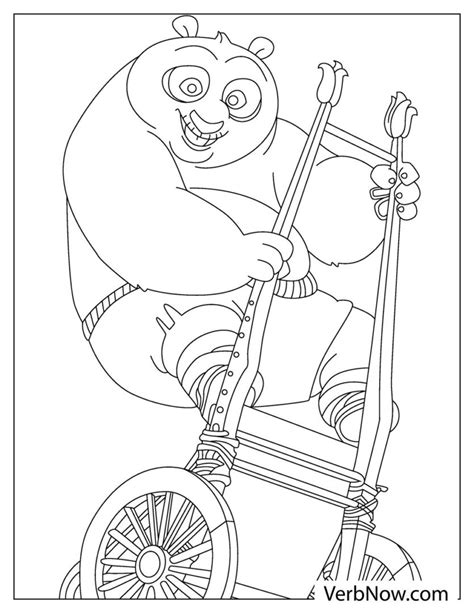 kung fu panda coloring pages book   printable