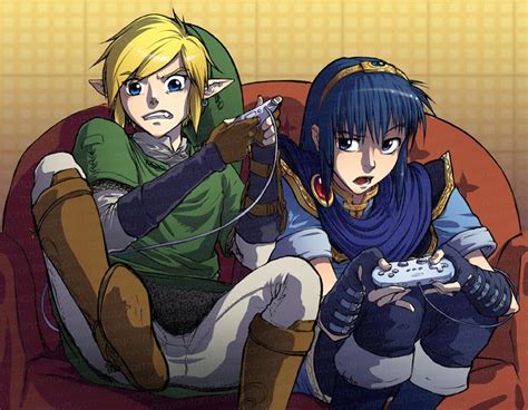 Link And Marth Super Smash Brothers Know Your Meme