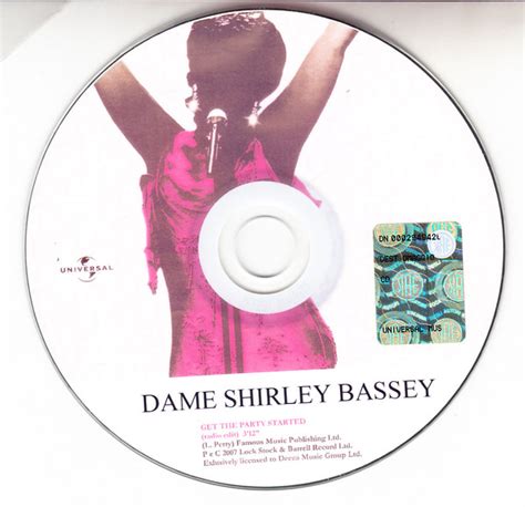 dame shirley bassey   party started  cd discogs