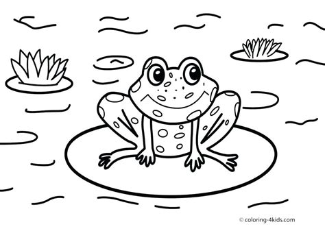 cartoon frog coloring pages  getcoloringscom  printable