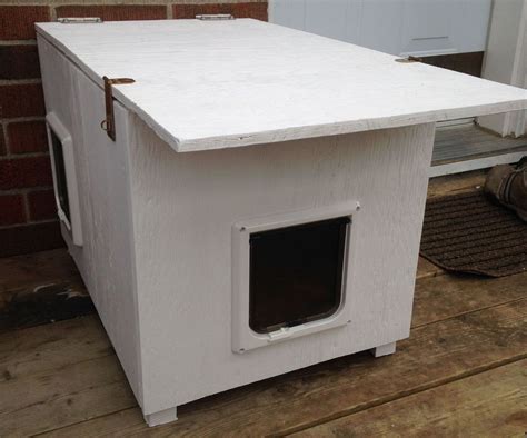cat house   winter   feral cats cat house diy cat