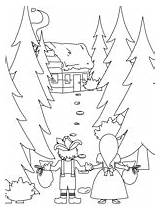 Coloring Hansel Gretel Pages Trail Following Ws sketch template