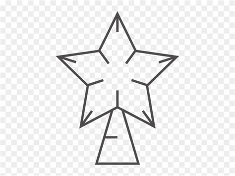 christmas tree star outline christmas tree star outline