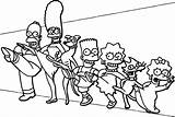 Simpsons Pintar Famille Família Bd sketch template