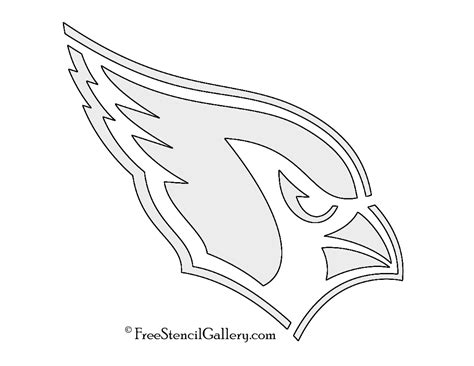arizona cardinals logo coloring pages sketch coloring page