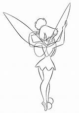 Malesider Tinkerbell sketch template