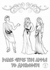Greek Mythology Gods Goddesses Myths Olympian sketch template