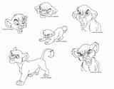 Vitani Lion King Pages Coloring Cub Kopa Paint Lineart Ver Deviantart Nuka Template sketch template