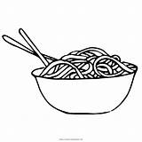 Noodles Coloring Pages Eat Template Sketch sketch template