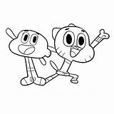 Gumball Pages Coloring Amazing Printable Cartoon Books Categories Similar sketch template