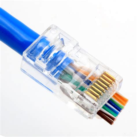 rj connectors cat pc ethernet network plug high performance  pro