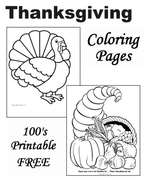 thanksgiving coloring pictures   printable