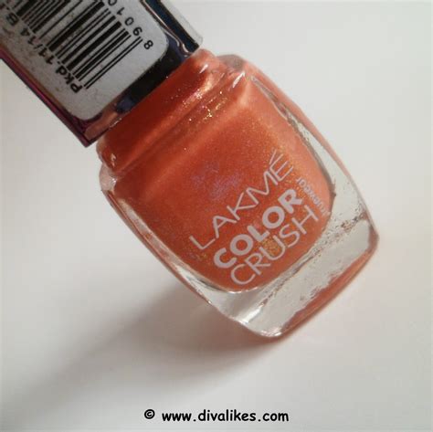 lakme true wear color crush nail polish shade  review diva likes