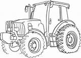 Tractor Drawing Farm Coloring Pages Printable Getdrawings sketch template