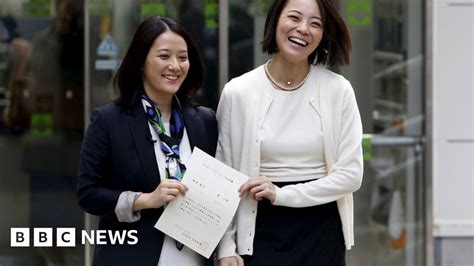 Japan Same Sex Couples Recognised In Two Tokyo Districts Bbc News