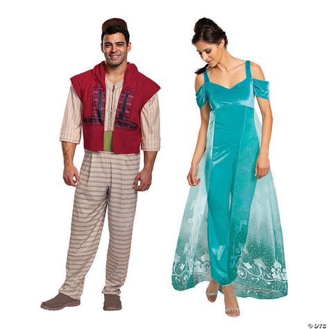 Adult’s Disney’s Aladdin And Jasmine Couples Costumes
