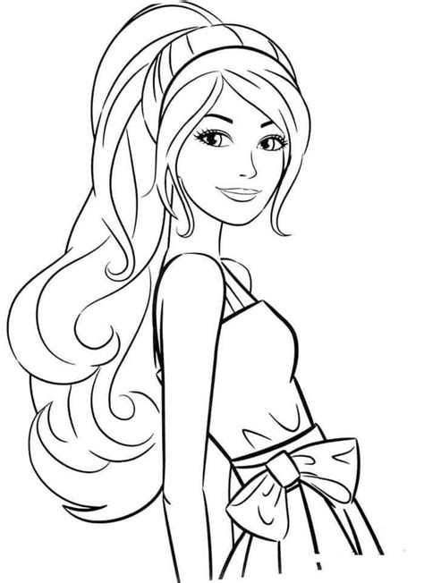 barbie happy birthday coloring pages coloring pages