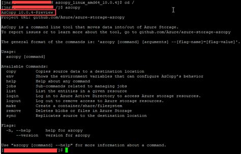 virtual infrastructure tips azure  vmware installing azcopy   linux